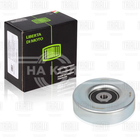 Ролик приводного ремня для автомобилей Toyota Vitz (99-)/Yaris (99-)/Yaris (05-) 1.0i/1.3i/1.5i [1SZ; 2SZ; 3SZ] (опорный) h21 (под ремень 4PK) (CM 1911)