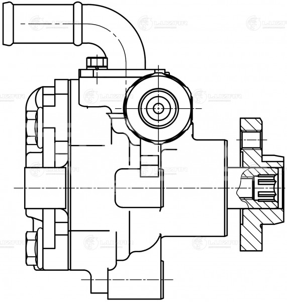 Насос ГУР для автомобилей Skoda Octavia (96-)/VW Golf IV (97-) 1.4/1.6i