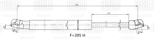 Амортизатор (упор) крышки багажника для автомобиля Honda C-RV (12-)