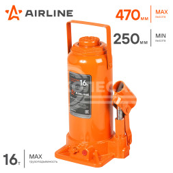 Домкрат бутылочный 16т 250-470мм PRO