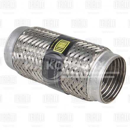 Виброкомпенсатор выхлопной трубы (Гофра) 75x200 InterLock (нержавеющая сталь)