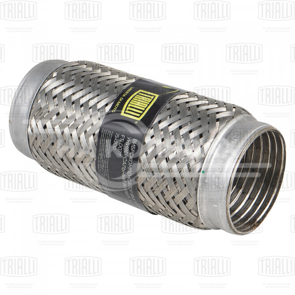 Виброкомпенсатор выхлопной трубы (Гофра) 75x200 InterLock (нержавеющая сталь)