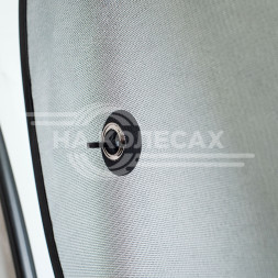 Шторки солнцезащитные 44*36см на боковые стекла, компл.2 шт., черные