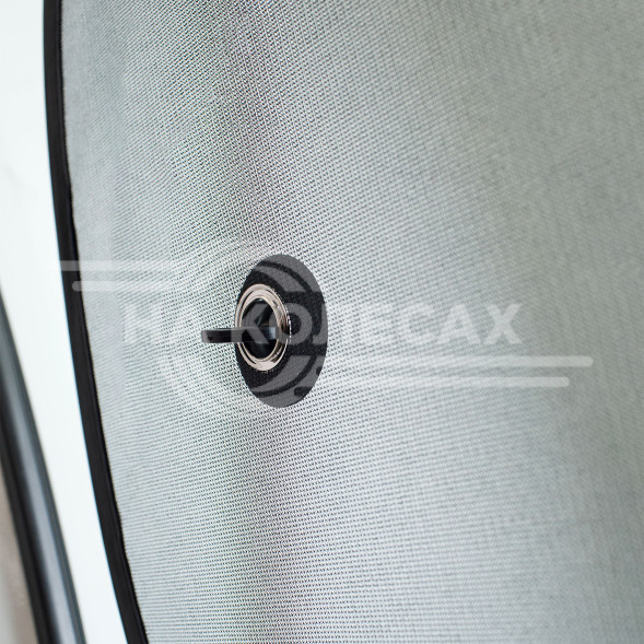 Шторки солнцезащитные 44*36см на боковые стекла, компл.2 шт., черные