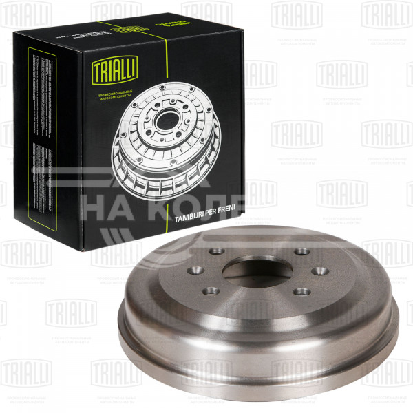 Барабан тормозной для автомобилей Chevrolet Aveo T200/250 (02-)/Aveo T255 (08-) без ABS