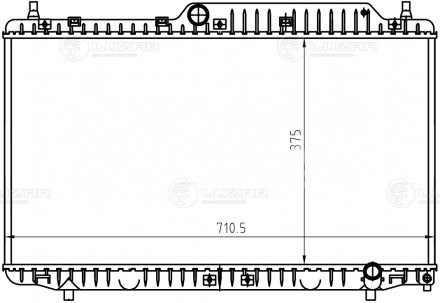 Радиатор охлаждения для автомобилей Fora (A21) (06-) (LRc 3005)