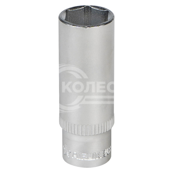 Головка торцевая 1/4&quot; DR шестигранная 13мм глубокая пласт. подвес