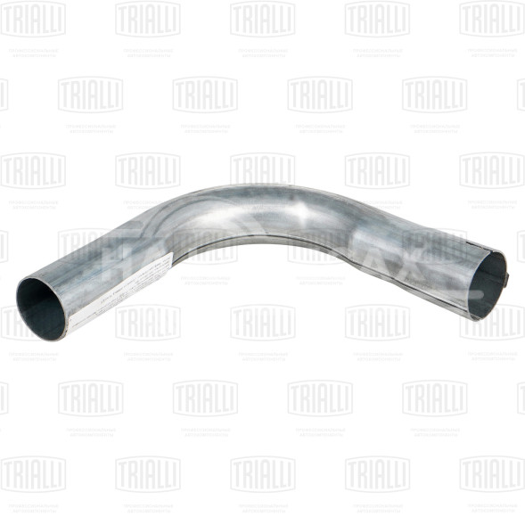 Труба с гибом развальцованная d=43, угол 90 (алюминизированная сталь)