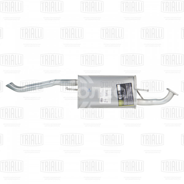 Глушитель для автомобилей Chevrolet Aveo (02-) 1.2i/1.4i основной (длинная труба) (алюминизированная сталь)