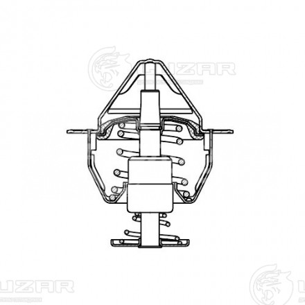 Термостат для автомобилей Toyota Land Cruiser 200 (07-) 4.5D (термоэл.) (76°С)