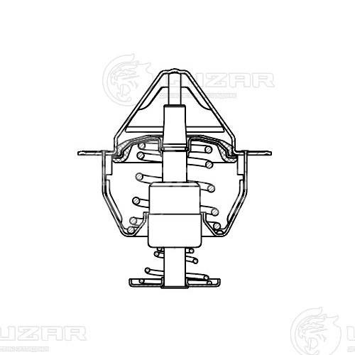 Термостат для автомобилей Toyota Land Cruiser 200 (07-) 4.5D (термоэл.) (76°С)