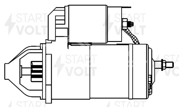 Стартер для автомобилей Hyundai Sonata EF (98-)/KIA Magentis (00-) 2.0i 1,2кВт