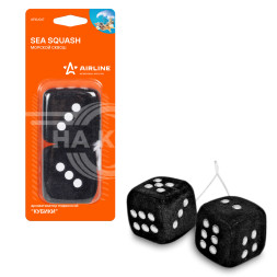 Ароматизатор подвесной "Кубики" Морской сквош