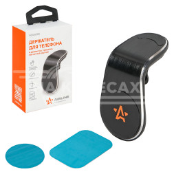 Держатель для телефона автомобильный в дефлектор прищепка магнитный круглый