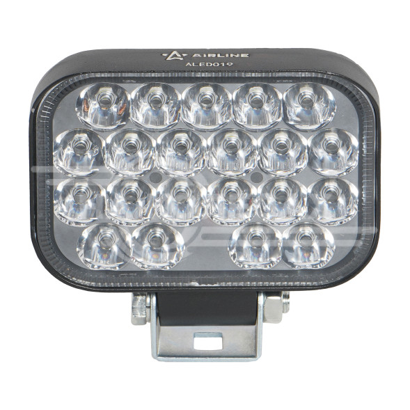 Фара светодиодная прямоугольная 21LED, направленный свет, 21Вт, 108х80х35мм, 12/24В