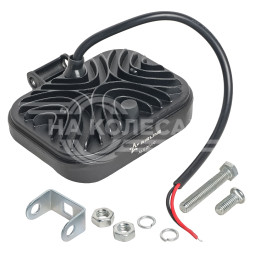 Фара светодиодная прямоугольная 21LED, направленный свет, 21Вт, 108х80х35мм, 12/24В