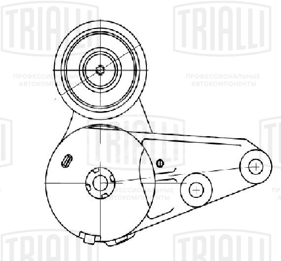 Ролик приводного ремня для автомобилей Ford Focus III (11-)/Kuga (13-) 1.5T/1.6T с натяжным механизмом
