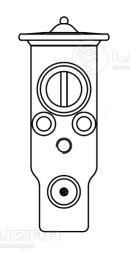 Клапан расширительный кондиционера (ТРВ) для автомобилей Pajero Sport (08-)/L200 (06-)