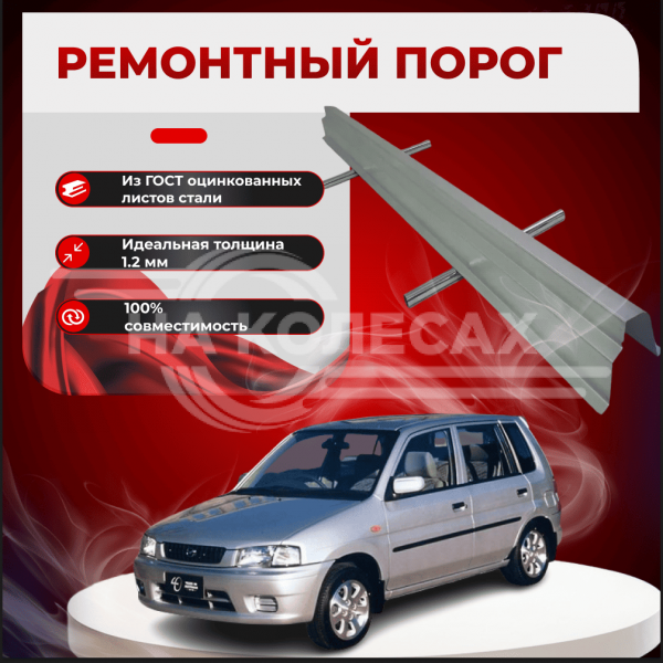 Ремонтные пороги Mazda 121 (DW)