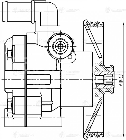 Насос ГУР для автомобилей Opel Insignia (08-) 1.6/1.8T