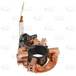 Узел щеточный стартера для автомобилей Лада 2110-2112/ГАЗ/УАЗ с двигателем ЗМЗ-405/406/409 (тип Iskra)