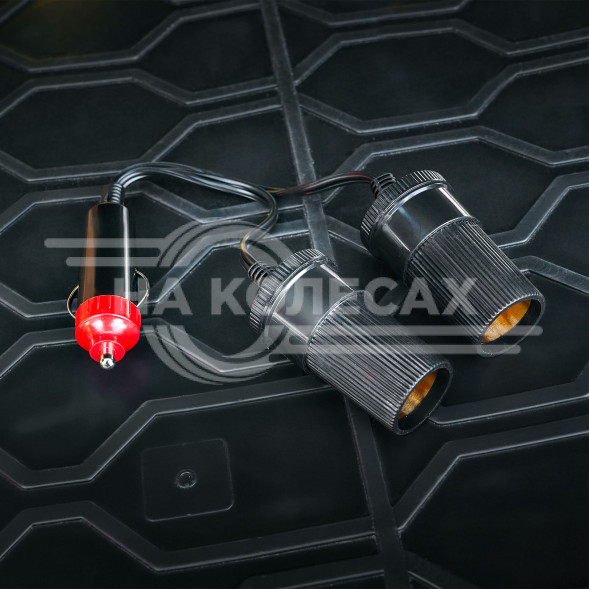 Разветвитель прикуривателя 2 гнезда 5А