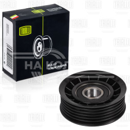 Ролик приводного ремня для автомобилей Chevrolet Blazer (94-) 4.3i без AC (опорный) паразитный взамен компрессора кондиционера