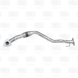 Труба приёмная для автомобилей Chevrolet Lanos (97-) с отверстием для датчика (алюминизированная сталь)