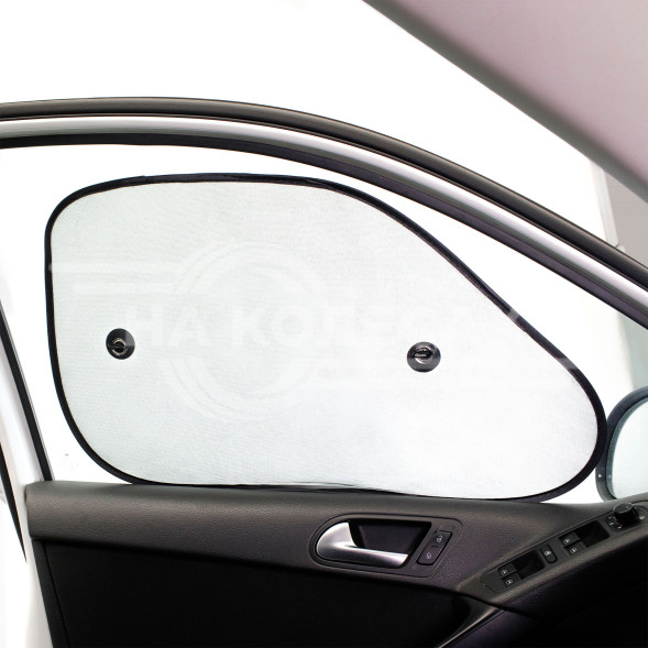 Шторки солнцезащитные 65*38см на боковые стекла, компл. 2 шт., черные