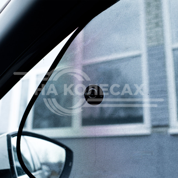 Шторки солнцезащитные 65*38см на боковые стекла, компл. 2 шт., черные