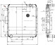 Радиатор охлаждения для автобусов ЛиАЗ 5256