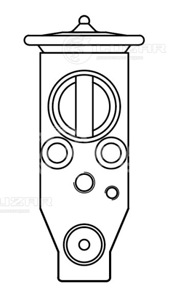 Клапан расширительный кондиционера (ТРВ) для автомобилей Nissan Juke (10-)