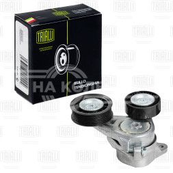 Ролик приводного ремня для автомобилей Ford Focus II (05-) 1.8d (с натяжным механизмом) двойной