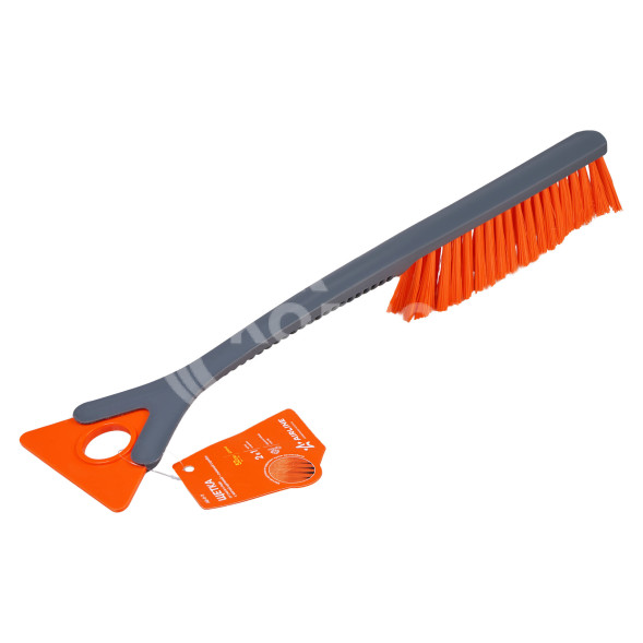 Щетка от снега и льда с мягкой щетиной (52 см) + съемный скребок