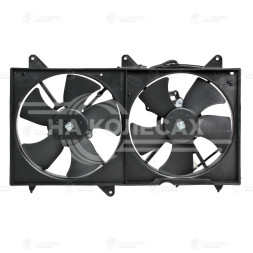 Электровентилятор охлаждения для автомобилей Chery Fora (A21) (06-) (2 вентилятора) (с кожухом)