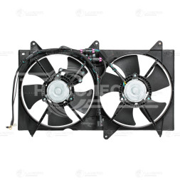 Электровентилятор охлаждения для автомобилей Chery Fora (A21) (06-) (2 вентилятора) (с кожухом)