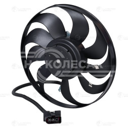 Электровентилятор охлаждения без кожуха для автомобилей Skoda Octavia (96-)/VW Golf IV (96-) (1 скор.)