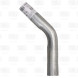Труба с гибом развальцованная d=51, угол 45 (алюминизированная сталь)