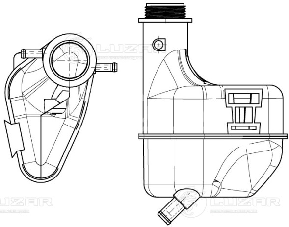Бачок расширительный охлаждающей жидкости для автомобилей Matiz (98-)