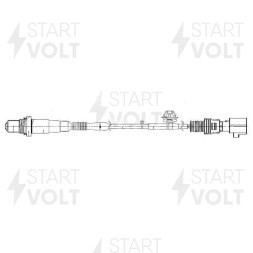 Датчик кислородный для автомобиля Toyota Corolla (06-) 1.4i после катализатора