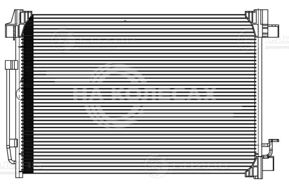 Радиатор кондиционера для автомобилей Murano II (Z51) (08-)