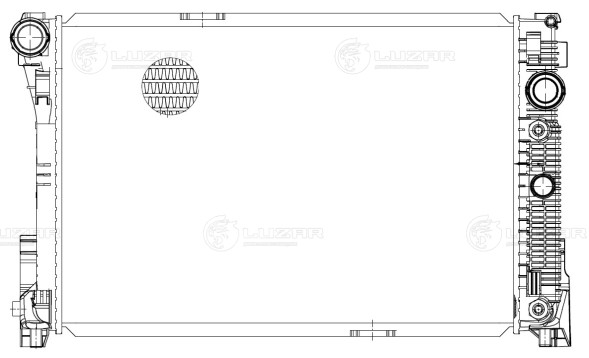Радиатор охлаждения для автомобилей Mercedes C (W204) (07-)/E (W212) (09-)