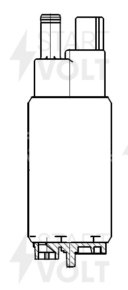 Мотор бензонасоса для автомобилей Honda Civic (06-) 1.8i/CR-V (06-) 2.4i/Fit (01-) 1.3i/1.5i