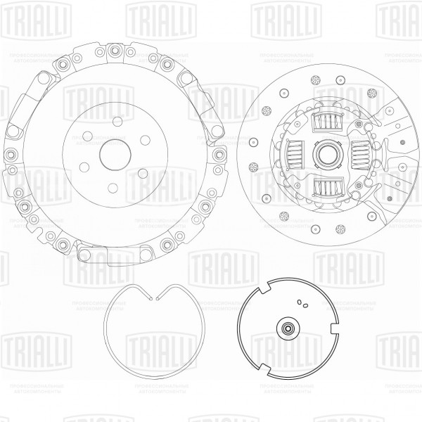 Комплект сцепления в сборе для автомобилей Chery Amulet A15 (03-) 1.6i с сепаратором