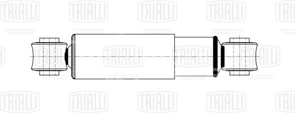 Амортизатор полуприцепа, для прицепа Fruehauf, SAF, Schmitz (317/475 70х80 20x62 20x62 О/О)