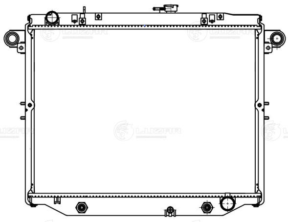 Радиатор охлаждения для автомобилей Toyota Land Cruiser 100 (98-) 4.2TD/4.5i M/A