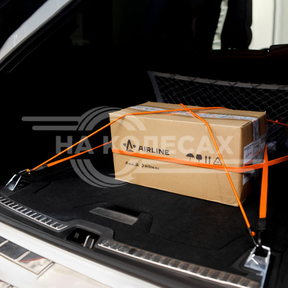 Резинки-стяжки набор 2 шт. 100 см, D-8 мм (металлические крючки)