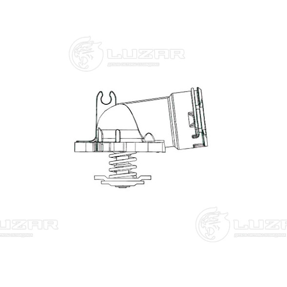 Термостат для автомобилей Mercedes-Benz GL (X164) (06-)/M (W164) (05-)/Sprinter (06-) [OM642] (87°С) (с алюминиевым корпусом)