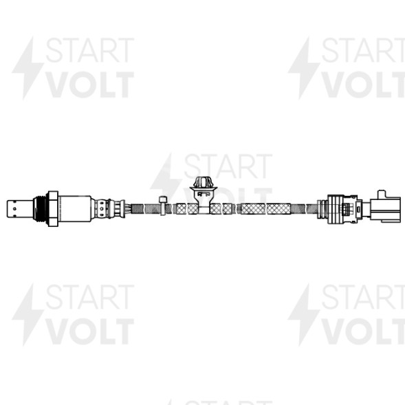 Датчик кислорода для автомобилей Toyota Highlander (13-) 3.5i после катализатора 680 мм
