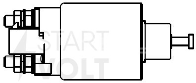 Реле втягивающее стартера для автомобилей Chevrolet Captiva C140 (11-)/Opel Antara (10-) 2.4i/2.2D